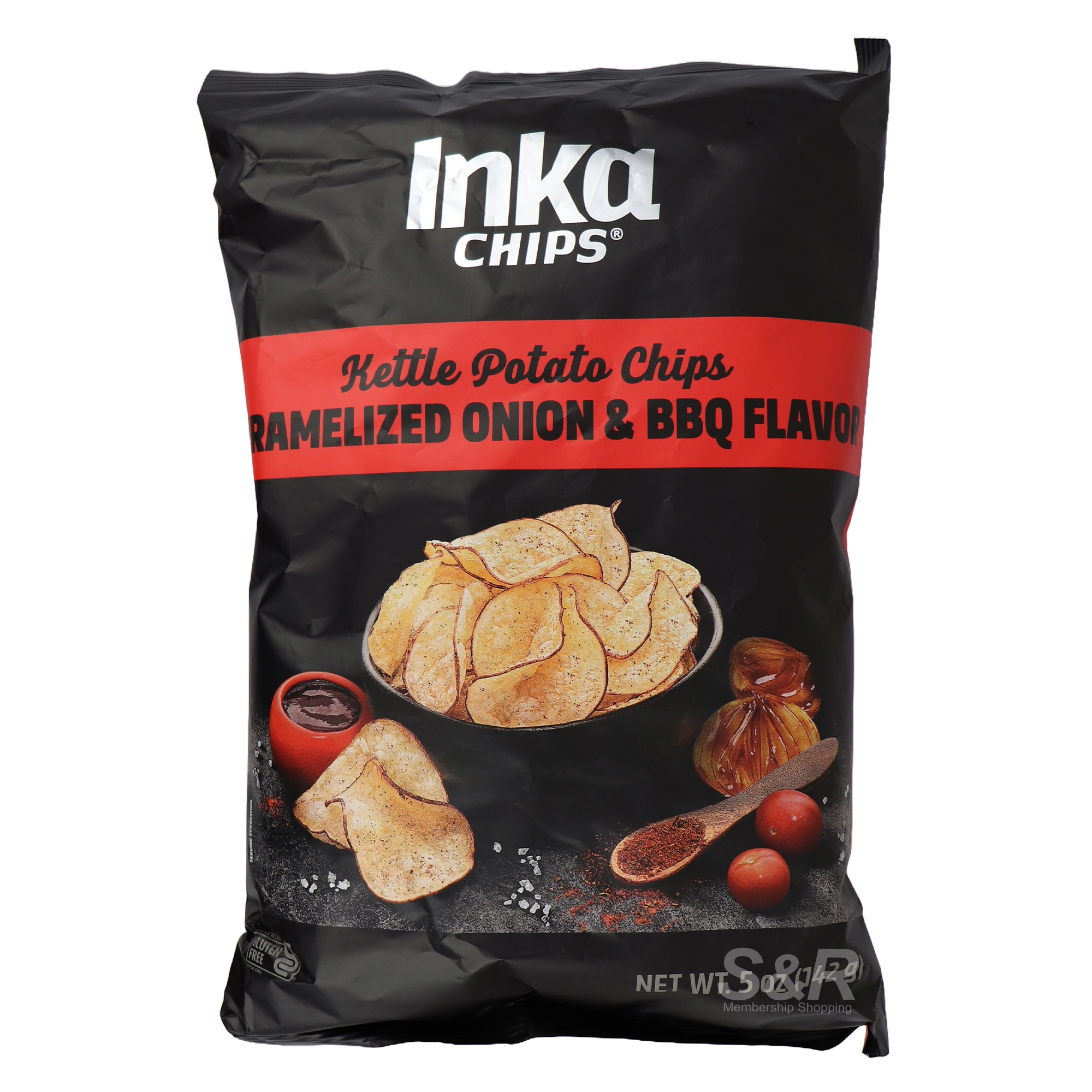 Inka Chips Caramelized Onion and BBQ Flavor 142g